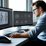 Home 14 금형설계 취업을 위한 자기소개서 작성 팁 - **
"A skilled mechanical engineer working diligently on SolidWorks, designing a complex 3D model, b...