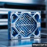 Home 12 금형설계기능사와 금속 3D 프린팅 기술 적용 - **Prompt:** "A highly detailed, close-up shot of a sophisticated 3D metal printed mold insert, showc...