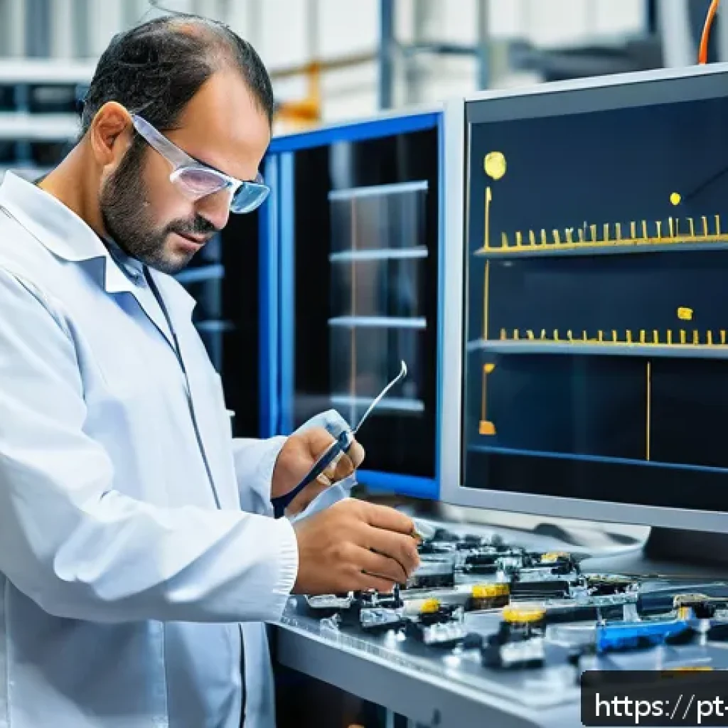 금형설계기능사 온라인 강의 추천 - A professional Brazilian engineer in a modern industrial workshop, wearing safety glasses and protec...